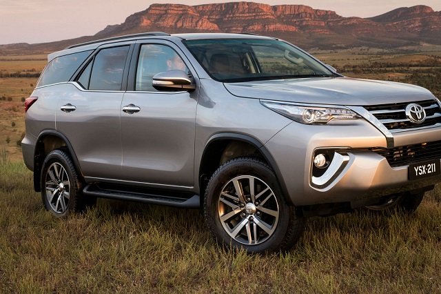 Giá xe Toyota Fortuner 2017.