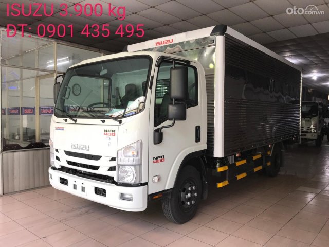 Isuzu 3.9 tấn, thùng kín 5.2m, giá tốt nhất, hỗ trợ trả góp0