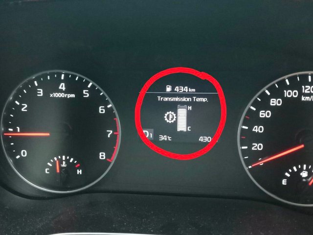 Hiện tượng quá nhiệt hộp số của Kia Seltos.