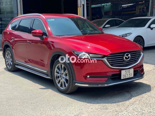 Mazda CX8 Luxury màu đỏ cuối 2021 đi 18000km xe SG0