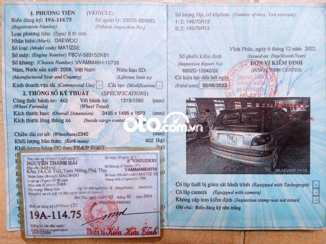 Xe Daewoo Matiz Bản Đủ SE Đời Chót 20084