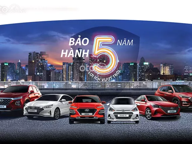Giá xe Hyundai mới cập nhật trên thị trường.