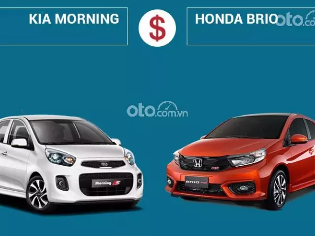 So sánh xe Kia Morning với Honda Brio 2019
