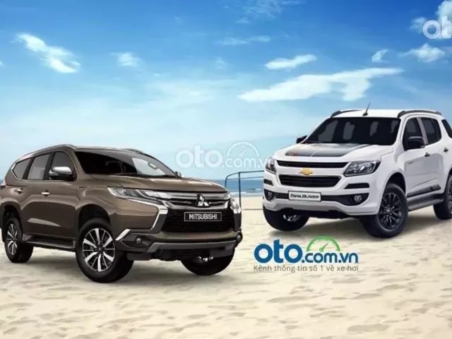 So sánh xe Mitsubishi Pajero với Chevrolet Traiblazer