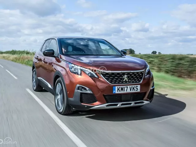 Phần đầu xe Peugeot 3008 2018 vô cùng cá tính