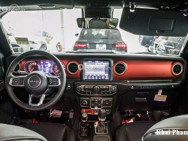 nội thất xe Jeep Wrangler 2020.