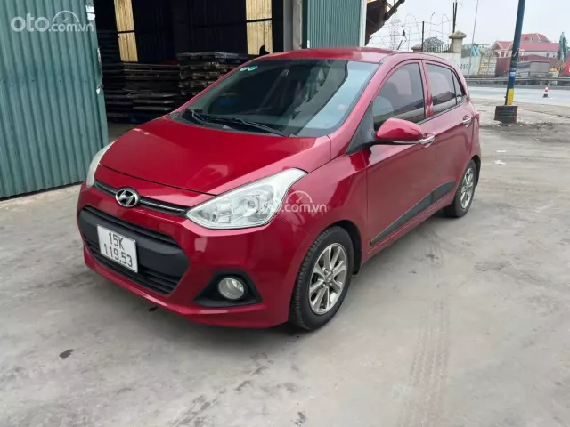 Hyundai i10 tự động, i10 giá rẻ, i10 tự động màu đỏ