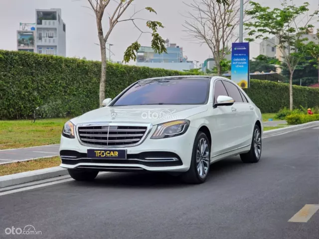 Mercedes-Benz S450 Luxury trắng/đen sx2020