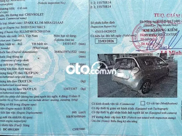 Chevrolet Spark 2012 LT 1.0 MT - 155000 km