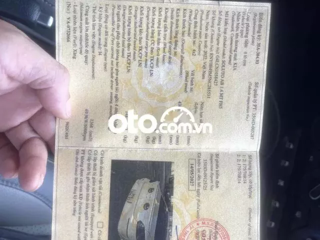 Kia Soluto 2022 1.4 MT Deluxe - chính chủ