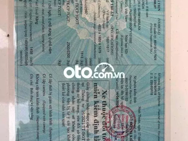 Cần Bán Honda CR V 2023 G - 13000 km