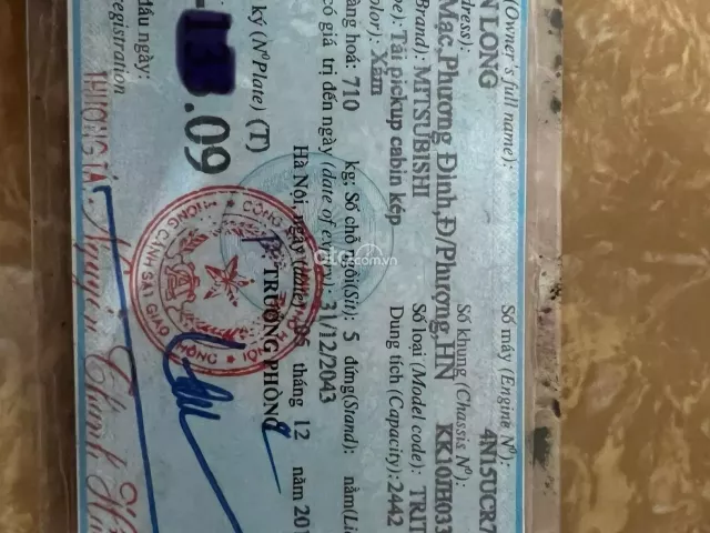 Đăng ký tháng 12 2018