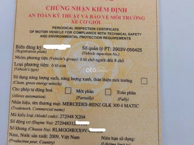 Bán Mer GLK300 model 2010 rất rất đẹp