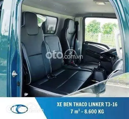 Thaco Linker T3-16: Thùng Ben 7 Khối, 2 cầu Chấp Mọi Cung Đường Lầy Lội