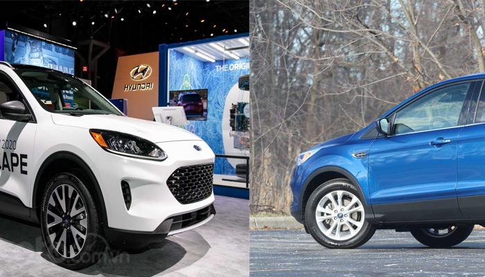 Phân biệt xe Ford Escape 2020 và đời cũ qua ảnh