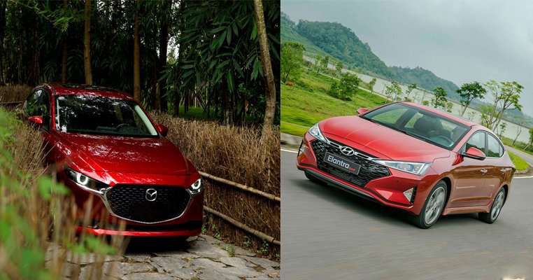  Compara Mazda 3 2020 y Hyundai Elantra 2020: gran guerra automovilística japonesa-coreana en Vietnam