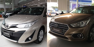 So sánh xe Toyota Vios 2020 và Hyundai Accent 2020: Xe Nhật chiếm ưu thế!