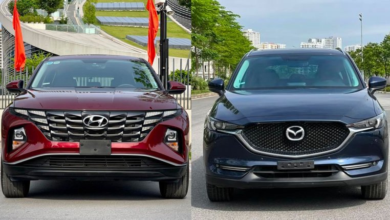 So sánh Hyundai Tucson 2021 và Mazda CX-5 2021: Cùng tầm giá chọn xe lướt nào ngon hơn?
