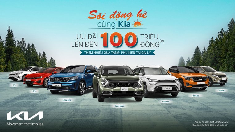 Read more about the article KIA mạnh tay tung ưu đãi ‘khủng’ cho loạt xế cưng, cao nhất chạm mốc 100 triệu đồng