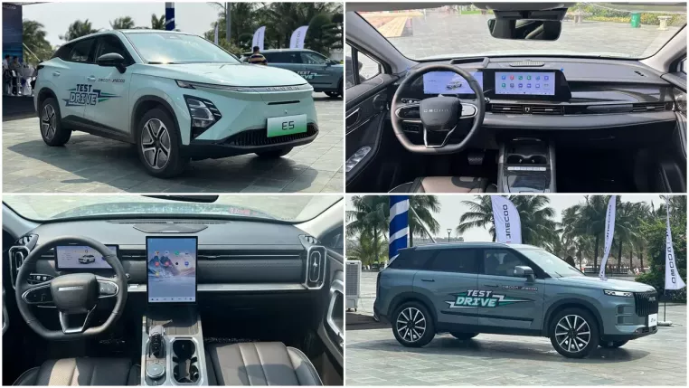 Chery brings the Omoda E5 electric duo and Jaecoo J7 to Vietnam, expected to deliver the cars by the end of the year