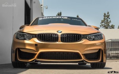 Xế độ BMW M3 có màu sơn đặc biệt Sunburst Gold 1