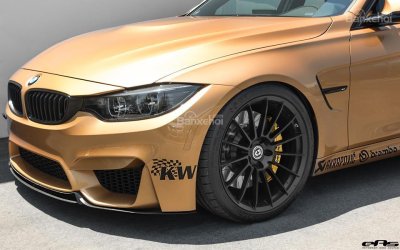 Xế độ BMW M3 có màu sơn đặc biệt Sunburst Gold 2