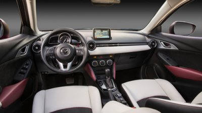 Thiết kế nội thất của Mazda CX-3 không khác nhiều so với Mazda2 Thiết kế nội thất của Mazda CX-3 không khác nhiều so với Mazda2.