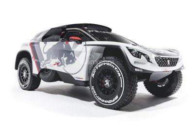 Cận cảnh mẫu quái xế Peugeot 3008 DKR.