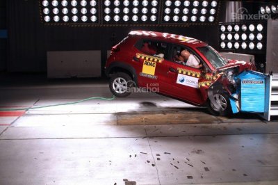 Renault Kwid có túi khí chỉ đạt 1/5 sao GNCAP an toàn Renault Kwid có túi khí chỉ đạt 1/5 sao GNCAP an toàn.