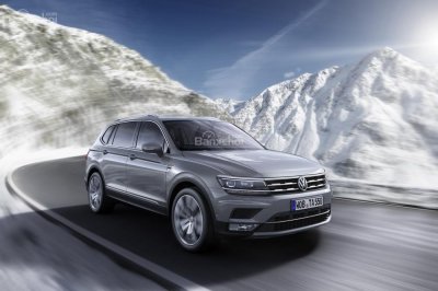 Volkswagen Tiguan Allspace hé lộ thông số trước ngày ra mắt Geneva 2017.