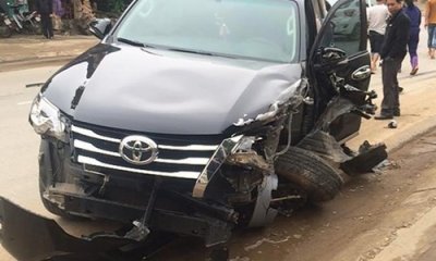 Thêm một vụ Toyota Fortuner 2017 tại Việt Nam gặp nạn nhưng không bung túi khí 2