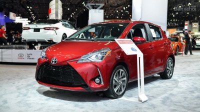 Toyota Yaris 2018 nâng cấp diện mạo sắp ra mắt tại triển lãm New York 1