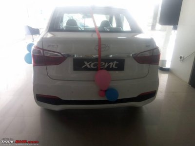 Đuôi xe Hyundai Xcent 2017