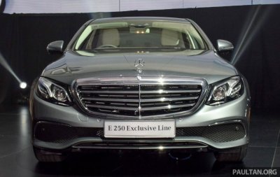 Xe Mercedes-Benz E-Class mới vẫn giữ nguyên trang bị dù chuyển sang lắp ráp.