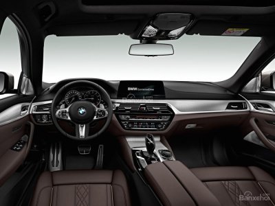 Khoang nội thất đậm chất thể thao của BMW M550d 2018 a1