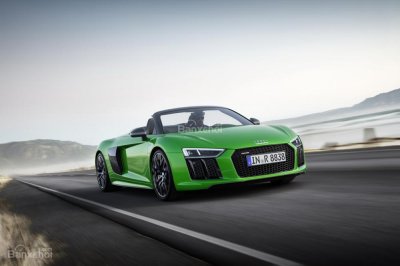 Audi R8 V10 Plus Spyder ra mắt với công suất 601 mã lực a1