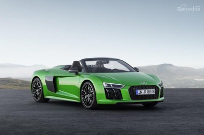 Audi R8 V10 Plus Spyder ra mắt với công suất 601 mã lực.