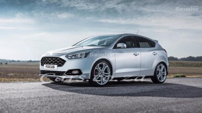 Lộ ảnh phác họa hatchback Ford Focus thế hệ mới nhất.