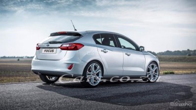 Lộ ảnh phác họa hatchback Ford Focus thế hệ mới nhất 1.