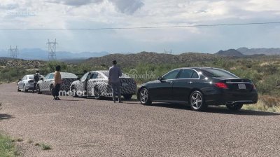 Lexus ES 2019 thế hệ mới chạm mặt các đối thủ Đức trên đường thử a6