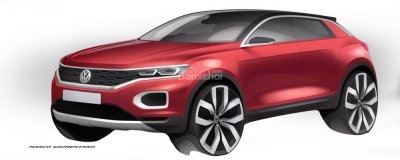 Volkswagen T-Roc 2018 "sexy" hơn trong teaser mới.