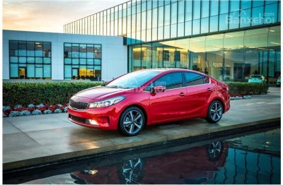 Kia Forte 2017 có không gian nội thất khả rộng rãi Kia Forte 2017 có không gian nội thất khả rộng rãi