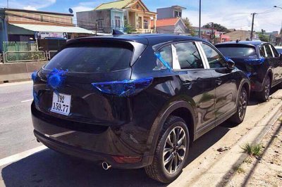 Hình ảnh Mazda CX-5 2018 chụp từ phía sau