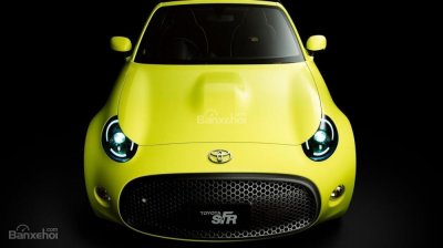 ô tô Toyota S-FR concept màu vàng chanh