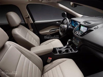 Ford Escape 2017 sở hữu nội thất bọc da cao cấp nội thất xe Ford Escape 2017 màu be