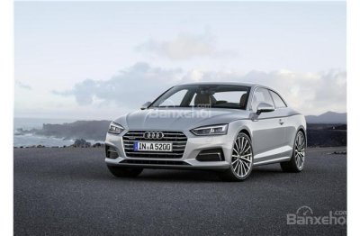 ô tô Audi A5 2018 màu bạc góc phần tư thứ nhất