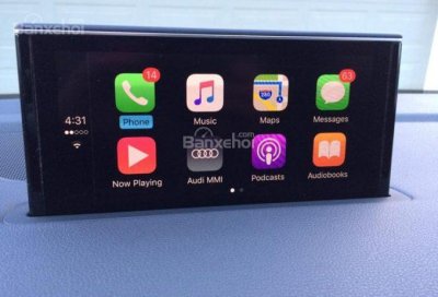 màn hình apple carplay của audi a3