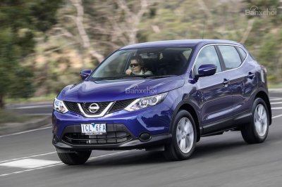 nissan qashqai màu xanh góc phần tư thứ 1