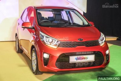 Kia Morning 2018 giá 282 triệu đồng chính thức mở bán tại Malaysia.