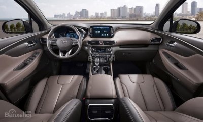 Nội thất mới của Hyundai Santa Fe 2018 2